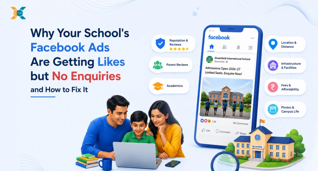 Why Your School’s Facebook Ads Are Getting Likes but No Enquiries and How to Fix It